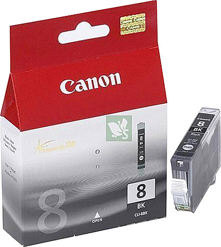 OUTLET CANON CLI-8BK SİYAH ORJİNAL KARTUŞ 280 SAYFA (BJC 8500 İP6700D MP830 MP970 MX850) - 2