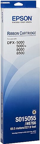 OUTLET EPSON 8766 C13S015055 SİYAH ORJİNAL ŞERİT 1.5 MİLYON KARELİ (DFX5000 DFX8000 DFX8500) - 1