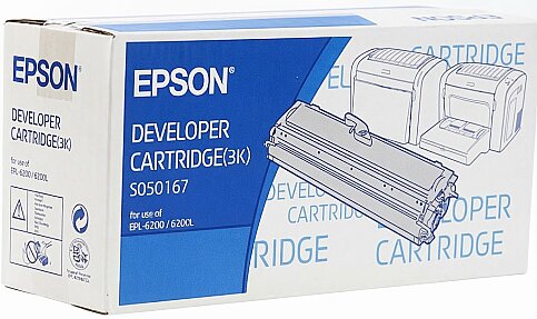 OUTLET EPSON EPL6200 C13S050167 SİYAH ORJİNAL TONER 3000 SAYFA (EPL6200 EPL6200L EPL6200N) - 1