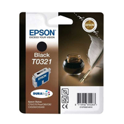 Outlet Epson T0321 C13T03214020 Siyah Orjinal Kartuş 1240 Sayfa (C70 C80 C82 Cx4500) - EPSON