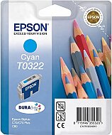 OUTLET EPSON T0322 C13T03224020 MAVİ ORJİNAL KARTUŞ (C70 80 82 CX4500) - EPSON