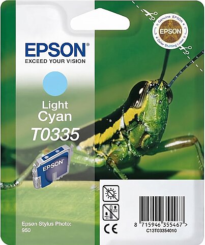 OUTLET EPSON T0335 C13T03354020 AÇIK MAVİ ORJİNAL KARTUŞ 440 SAYFA (PHOTO 950 960) - 1