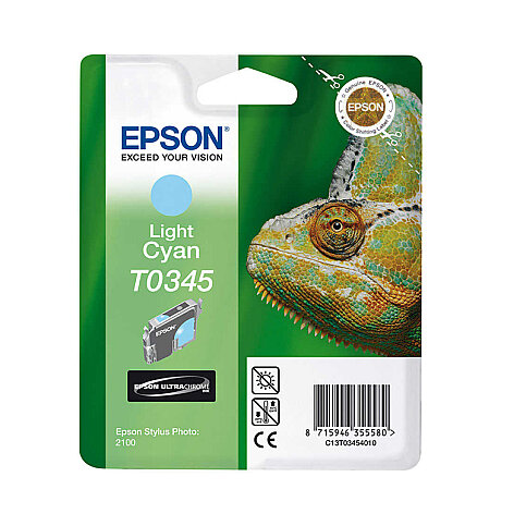 OUTLET EPSON T0345 C13T03454020 AÇIK MAVİ ORJİNAL KARTUŞ 440 SAYFA (PHOTO 2100 2200) - 2