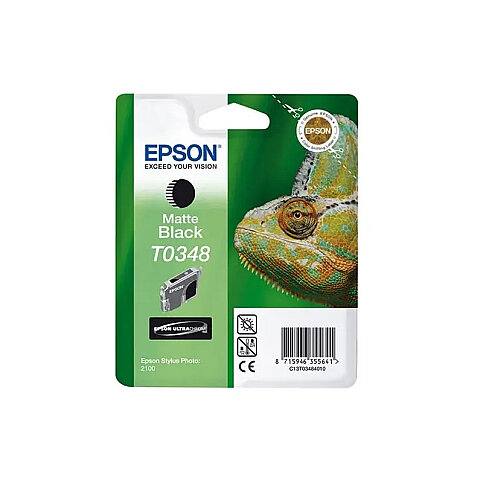 OUTLET EPSON T0348 C13T03484020 MAT SİYAH ORJİNAL KARTUŞ 440 SAYFA (PHOTO 2100 2200) - 2