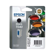 Outlet Epson T040 C13T04014020 Siyah Orjinal Kartuş 420 Sayfa (Stylus C62 Cx3200) - EPSON
