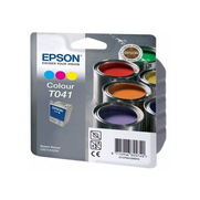 Outlet Epson T041 C13T04104020 Renkli Orjinal Kartuş 300 Sayfa (Stylus C62 Cx3200) - EPSON