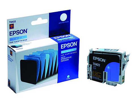 OUTLET EPSON T0422 C13T04224020 MAVİ ORJİNAL KARTUŞ 420 SAYFA (STYLUS C82 CX5100 CX5200) - 2