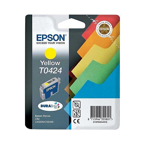 OUTLET EPSON T0424 C13T04244020 SARI ORJİNAL KARTUŞ 420 SAYFA (STYLUS C82 CX5100 CX5200) - 2