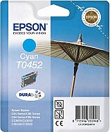 OUTLET EPSON T0452 C13T04524020 MAVİ ORJİNAL KARTUŞ 250 SAYFA (C64 C66 C84 CX3600 CX6400) - EPSON