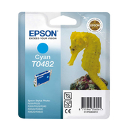 Outlet Epson T0482 C13T04824020 Mavi Orjinal Kartuş 430 Sayfa (R200 R300 R330 R340 R350) - EPSON