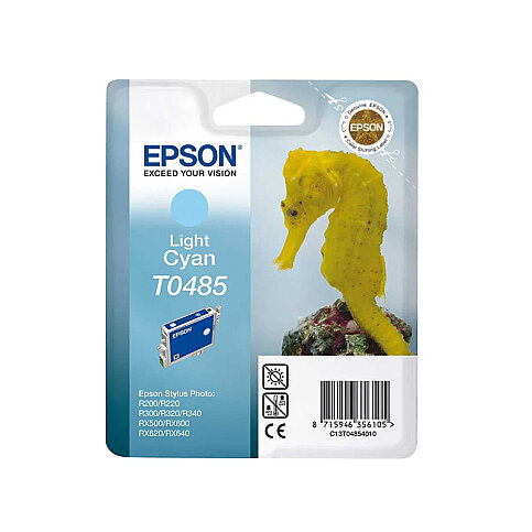 OUTLET EPSON T0485 C13T04854020 AÇIK MAVİ ORJİNAL KARTUŞ 430 SAYFA (R200 R300 R330 R340 R350) - 2