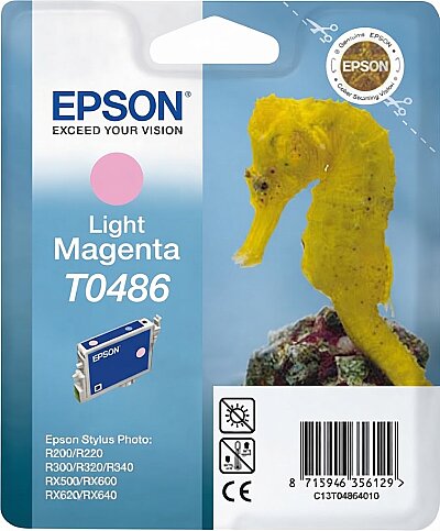 OUTLET EPSON T0486 C13T04864020 AÇIK KIRMIZI ORJİNAL KARTUŞ (R200 R300 R330 R340 R350) - 1