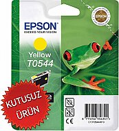 OUTLET EPSON T0544 C13T05444020 SARI ORJİNAL KARTUŞ 400 SAYFA (R800 R1800) - EPSON