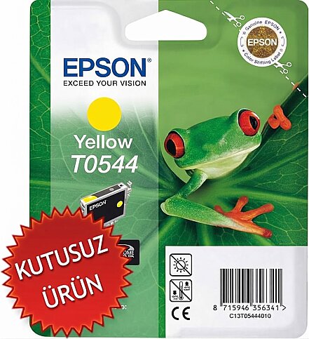 OUTLET EPSON T0544 C13T05444020 SARI ORJİNAL KARTUŞ 400 SAYFA (R800 R1800) - 1
