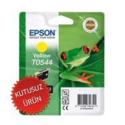 Outlet Epson T0544 C13T05444020 Sarı Orjinal Kartuş 400 Sayfa (R800 R1800) - EPSON