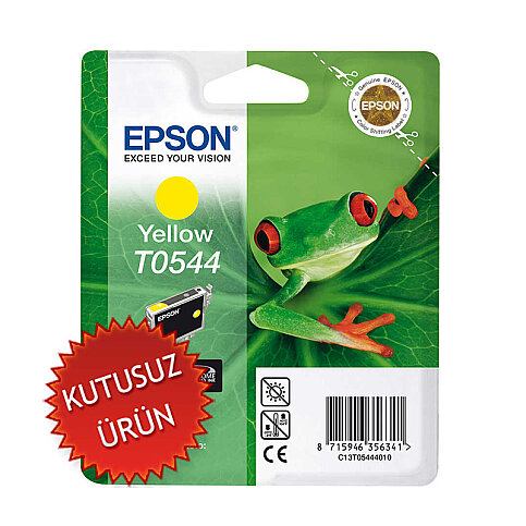 OUTLET EPSON T0544 C13T05444020 SARI ORJİNAL KARTUŞ 400 SAYFA (R800 R1800) - 2