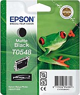 OUTLET EPSON T0548 C13T05484020 MAT SİYAH ORJİNAL KARTUŞ 550 SAYFA (R800 R1800) - EPSON