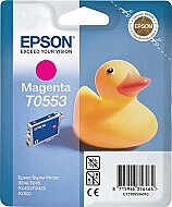 OUTLET EPSON T0553 C13T05534020 KIRMIZI ORJİNAL KARTUŞ 290 SAYFA (R240 R245 RX420 RX425 RX520) - EPSON
