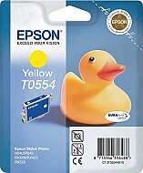 OUTLET EPSON T0554 C13T05544020 SARI ORJİNAL KARTUŞ 290 SAYFA (R240 R245 RX420 RX425 RX520) - EPSON