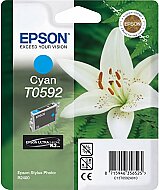 OUTLET EPSON T0592 C13T05924020 MAVİ ORJİNAL KARTUŞ 450 SAYFA (STYLUS PHOTO R2400) - EPSON