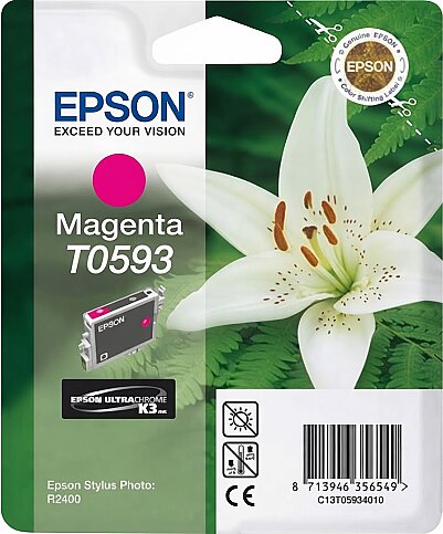 OUTLET EPSON T0593 C13T05934020 KIRMIZI ORJİNAL KARTUŞ 450 SAYFA (STYLUS PHOTO R2400) - 1