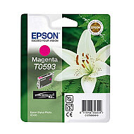 OUTLET EPSON T0593 C13T05934020 KIRMIZI ORJİNAL KARTUŞ 450 SAYFA (STYLUS PHOTO R2400) - EPSON (1)