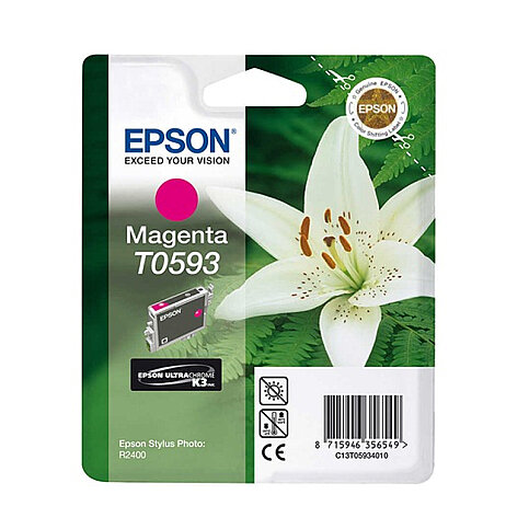 OUTLET EPSON T0593 C13T05934020 KIRMIZI ORJİNAL KARTUŞ 450 SAYFA (STYLUS PHOTO R2400) - 2