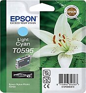 OUTLET EPSON T0595 C13T05954020 AÇIK MAVİ ORJİNAL KARTUŞ 450 SAYFA (STYLUS PHOTO R2400) - EPSON