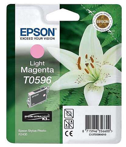 OUTLET EPSON T0596 C13T05964020 AÇIK KIRMIZI ORJİNAL KARTUŞ 450 SAYFA (STYLUS PHOTO R2400) - 1