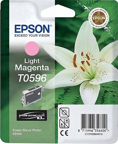 OUTLET EPSON T0596 C13T05964020 AÇIK KIRMIZI ORJİNAL KARTUŞ 450 SAYFA (STYLUS PHOTO R2400) - 1