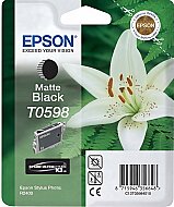 OUTLET EPSON T0598 C13T05984020 MAT SİYAH ORJİNAL KARTUŞ 450 SAYFA (STYLUS PHOTO R2400) - EPSON