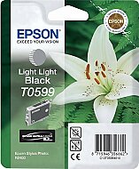 OUTLET EPSON T0599 C13T05994020 AÇIK SİYAH ORJİNAL KARTUŞ 450 SAYFA (STYLUS PHOTO R2400) - EPSON