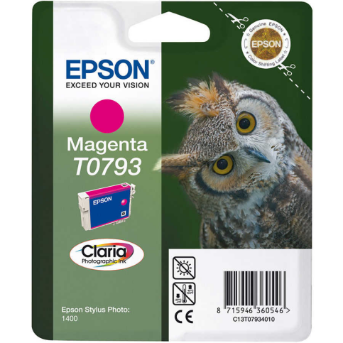 Outlet Epson T0793 C13T07934020 Kırmızı Orjinal Kartuş (Stylus 1400 1500W P50 Px650) - 1