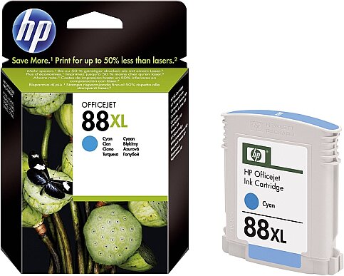 OUTLET HP C9391AE 88XL MAVİ ORJİNAL MÜREKKEP KARTUŞ 1200 SAYFA YÜKSEK KAPASİTE (K550 L7380 L7580 K5300 L7480) - 1