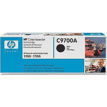 Outlet Hp C9700A 121A Siyah Orjinal Toner 4000 Sayfa (1500 2500) - 2
