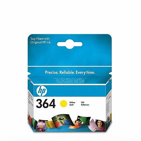 OUTLET HP CB320EE 364 SARI ORJİNAL MÜREKKEP KARTUŞ 300 SAYFA (3070A 5510 B8550 C5380 7510E) - 1
