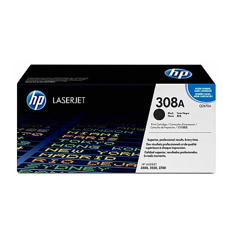 Outlet Hp Q2670A 308A Siyah Lazer Orjinal Toner 6000 Sayfa (3500 3700) - 2