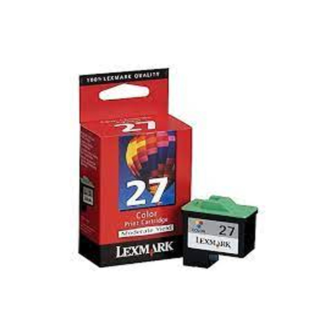 Outlet Lexmark 10N0227 27 Renkli Orjinal Kartuş 205 Sayfa (X1270 X1110 Z13 Z640 Z33) - 1