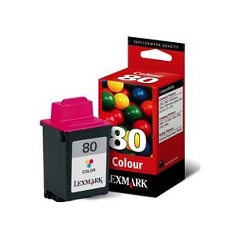 OUTLET LEXMARK 12A1980 80 RENKLİ ORJİNAL KARTUŞ 275 SAYFA (3200 5000 7000 Z11 Z31) - 2