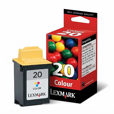 OUTLET LEXMARK 15M0120 20 RENKLİ ORJİNAL KARTUŞ 270 SAYFA (F4270 IJ3200 X6570 Z11 Z53) - 1