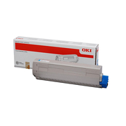 Outlet Oki 43487721 Sarı Orjinal Toner 6000 Sayfa (C8600 C8800) - OKİ