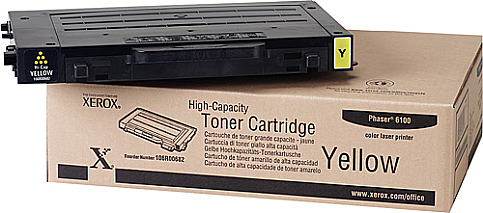 Outlet Xerox 106R00682 Sarı Orjinal Toner 5000 Sayfa Yüksek Kapasite (Phaser 6100) - 2
