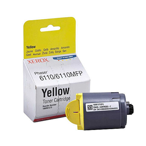 Outlet Xerox 106R01204 Sarı Orjinal Toner 1000 Sayfa (Phaser 6110 6110mfp) - 2