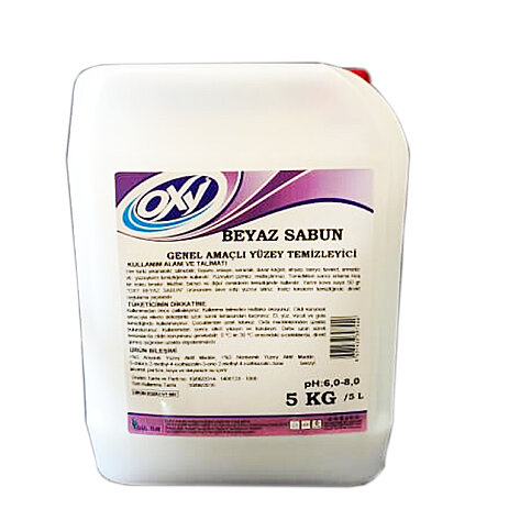 OXY GENEL AMAÇ YÜZEY TEMİZLEYİCİ BEYAZ SABUN 5kg (007) - 1