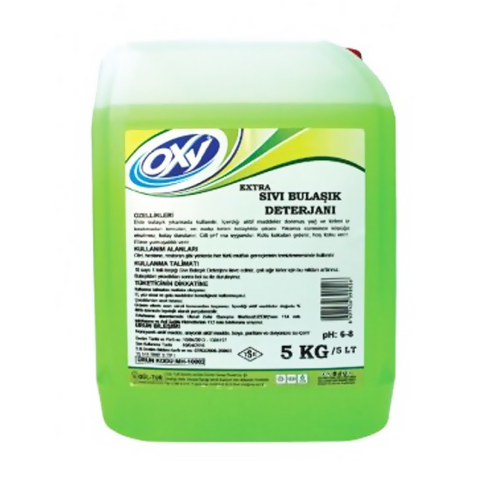 Oxy Extra Sıvı Bulaşık Deterjanı Limon 5Kg (Mt-002 5) - 1