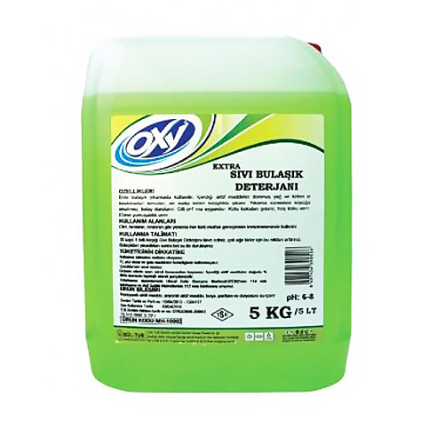OXY EXTRA SIVI BULAŞIK DETERJANI LİMON 5kg (MT-002 5) - 1