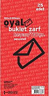 OYAL BUKLET ZARF 11x22 110gr 25Lİ (30005914) - OYAL