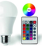 PANTHER RGB UZAKTAN KUMANDALI RENKLİ LED AMPUL 9W - PANTHER