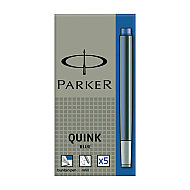 PARKER QUİNK DOLMA KALEM KARTUŞU MAVİ 5Lİ (1950384) - PARKER