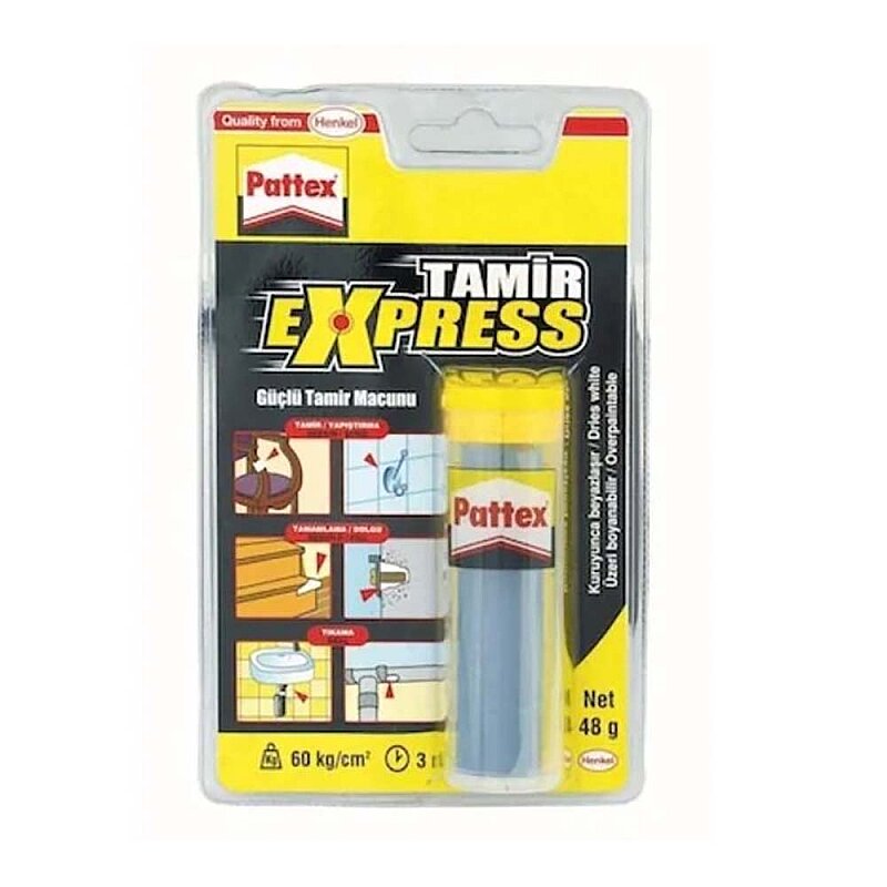 PATTEX TAMİR EXPRESS YAPIŞTIRICI 48gr (1241088)